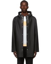Homme Vêtements Manteaux Imperméables et trench coats Raincoat Stutterheim pour homme en coloris Gris 