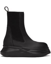 Rick Owens DRKSHDW Abstract Beetle Boots - Black
