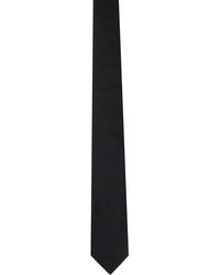 Ernest W. Baker - Cravate Noire En Satin - Lyst