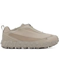 Norse Projects ARKTISK - Taupe Zip-Up Sneakers - Lyst