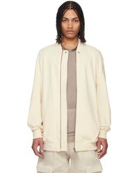 Rick Owens - オフホワイト Hollywood Jumbo フライト ボンバージャケット - Lyst