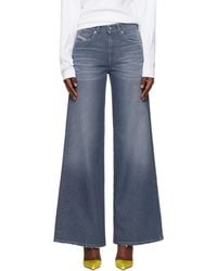 DIESEL - 1978 D-Akemi Flare Jeans - Lyst
