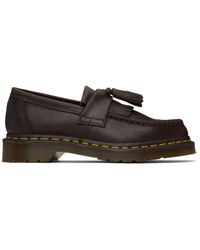 Dr. Martens - Brown Adrian Leather Tassel Loafers - Lyst