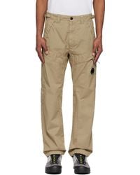 C.P. Company - Cotton Gabardine Regular Cargo Pants - Lyst