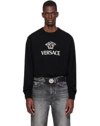 Versace - Intarsia Cashmere Knit Sweater - Lyst
