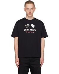 Palm Angels - T-shirt 'racing' noir édition moneygram haas f1 - Lyst