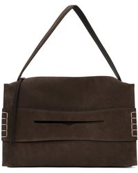 JW Anderson - Large Loafer Suede Bag - Lyst