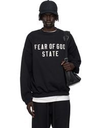 Fear Of God - 90S Fit Fleece Crewneck Sweatshirt - Lyst