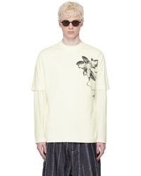Y-3 - Off-white Graphic T-shirt - Lyst
