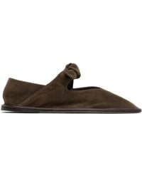 Hereu - Llasada Suede Ballerina Flats - Lyst