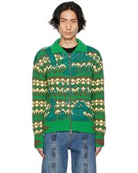 ANDERSSON BELL - Cardigan submerge nordic vert - Lyst