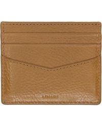 Lemaire - Tan Gear Card Holder - Lyst