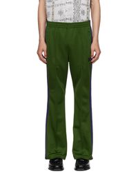 Needles - Pantalon de survêtement vert à cordon coulissant - Lyst