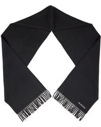 Balenciaga - Wool Hooded Scarf - Lyst