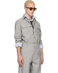メンズ The Row グレー Bryson ポロシャツ グレー | Lyst