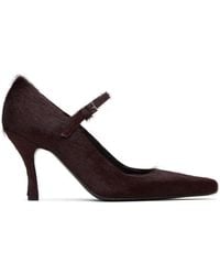 Loulou de Saison - Kabel Pony-Effect Leather Heels - Lyst