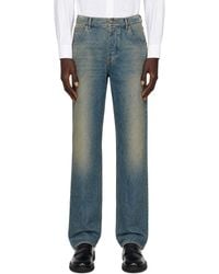 Ferragamo - Midweight Cotton Denim Jeans - Lyst