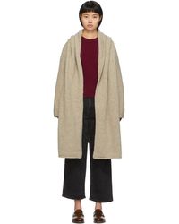 Lauren Manoogian Beige Capote Cardigan - Natural