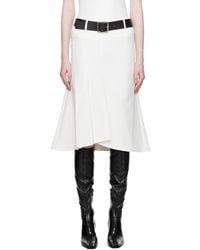 Fax Copy Express - Fishtail Midi Skirt - Lyst