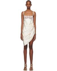 Jacquemus - Off-white Les Sculptures 'la Saudade Brodée' Minidress - Lyst