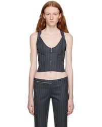 Miaou - Gray Hannah Jewett Edition Valda Tank Top - Lyst