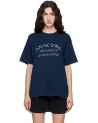 Anine Bing - Cade 'Melrose' Stencil T-Shirt - Lyst