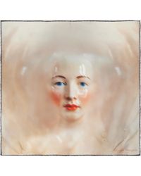 Maison Margiela - Porcelain Doll Print Silk Scarf - Lyst