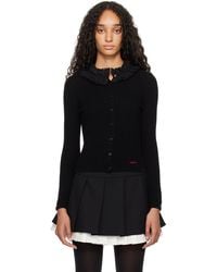 ShuShu/Tong - Collar Embellished Cardigan - Lyst