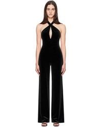 Tom Ford - Halter Neck Twist Front Jumpsuit - Lyst