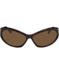 VAQUERA - Lunettes De Soleil Œil-De-Chat Brunes - Lyst