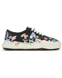Maison Mihara Yasuhiro - 'baker' Og Sole Sticker Canvas Sneakers - Lyst
