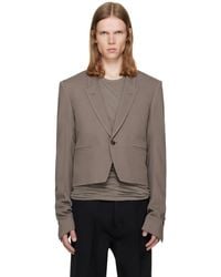 Rick Owens - Taupe Tower Alice Jkt Blazer - Lyst