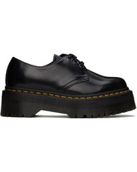 Dr. Martens - Chaussures oxford 8053 noires en cuir à plateforme - Lyst