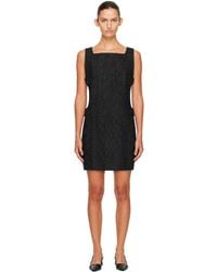 Courreges - Cut-Out Tweed Denim Minidress - Lyst