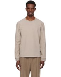 Our Legacy - Taupe Tour Long Sleeve T-shirt - Lyst