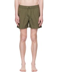 Maison Kitsuné - Maillot De Bain Vert À Logo Flash Fox - Lyst