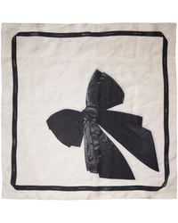Marc Jacobs - Off- & Bow Silk Scarf - Lyst