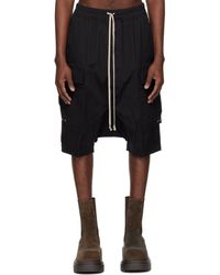 Rick Owens - Temple Cargo Pod Shorts - Lyst