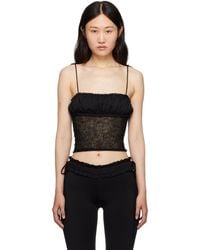 GUIZIO - Ruched Tank Top - Lyst