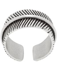 Isabel Marant - Silver Engraved Ring - Lyst
