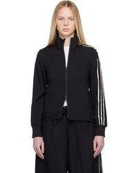 Y-3 - Sport Uniform Raw Cut 3 Stripes Track Jacket - Lyst