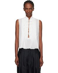 KENZO - Off- Paris Light Sleeveless Blouse - Lyst