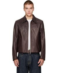 Our Legacy - Leather Mini Jacket - Lyst