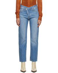 Victoria Beckham - ブルー Phoebe ボーイフレンド ジーンズ - Lyst