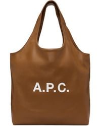 A.P.C. - Tan Ninon Tote - Lyst