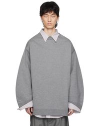 Hed Mayner - Oversized Sweatshirt - Lyst