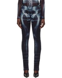 Jean Paul Gaultier - ブラック＆ブルー The Squeletor ラウンジパンツ - Lyst
