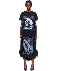 Vetements - ブラック Cradle Of Filth Multi T-Shirt マキシワンピース - Lyst