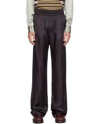 Dries Van Noten - Viscose Twill Trousers - Lyst