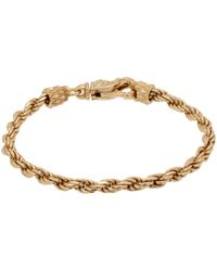 Emanuele Bicocchi - Rope Chain Bracelet - Lyst